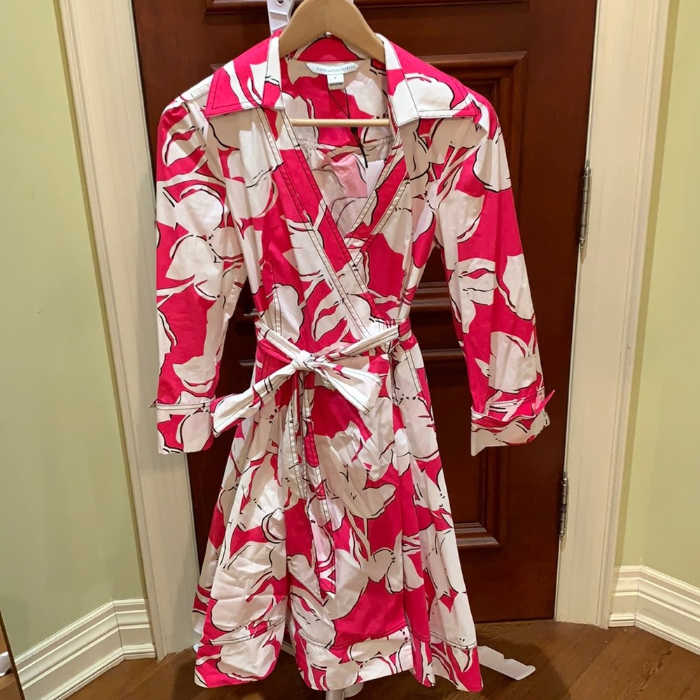 DVF floral dress